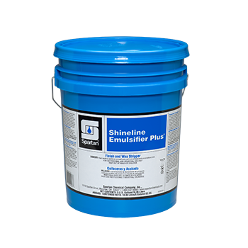 Spartan 008405 Shineline Emulsifier Plus Heavy Duty Wax Stripper Dilution 1:5 5 Gallons Per Pail