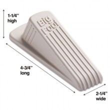 MAS 00900 Big Foot Door Stop Beige Per Each