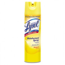 RAC 04650CT Lysol Spray Regular Scent 12-19oz Aerosol Cans Per Case