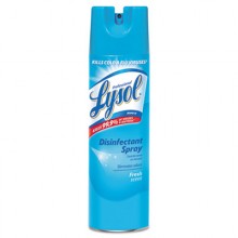 RAC 04675CT Lysol Spray Fresh Scent 12-19oz Aerosol Cans Per Case