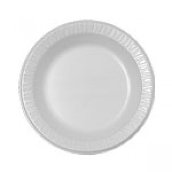 Dart DCC 10PWQR 10.25 Inch Foam Laminated Plates 500 Per Case