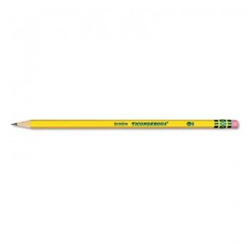 DIX 13806 Pre- Sharpened Pencil HB #2 Yellow Per Dozen