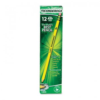 DIX 13806 Pre- Sharpened Pencil HB #2 Yellow Per Dozen