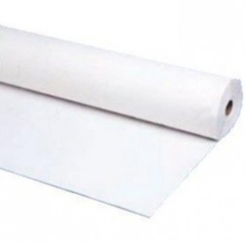 NWE 1403W White Economy Plastic Table Cover 40IN x 300FT Per Roll