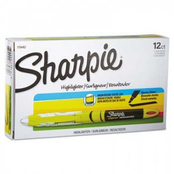 SAN 1754463 Yellow Accent Liquid Pen Style Highlighter Per Dozen