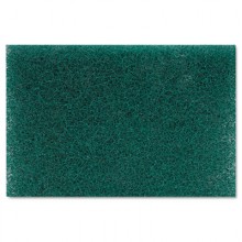 BWK 186 Heavy Duty Green Thick Scrubbing Pad 15 Per Case