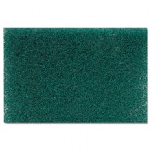 BWK 186 Heavy Duty Green Thick Scrubbing Pad 15 Per Case