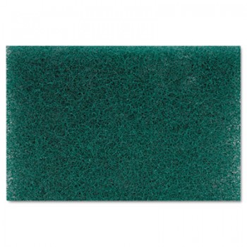 BWK 186 Heavy Duty Green Thick Scrubbing Pad 15 Per Case