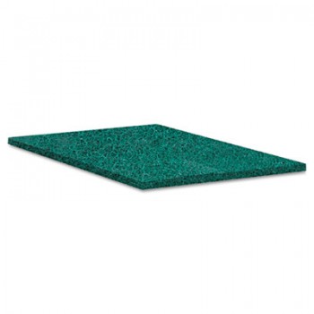 BWK 186 Heavy Duty Green Thick Scrubbing Pad 15 Per Case