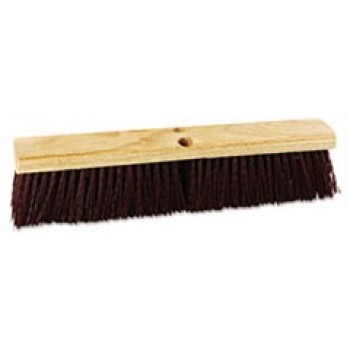 BWK 20324 12 Inch Push Broom Maroon Bristle Heavy Sweep 24 Inch