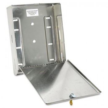 BOB 262 Stainless Steel Surface Mounted C-Fold/Multifold Towel Dispenser Per Each