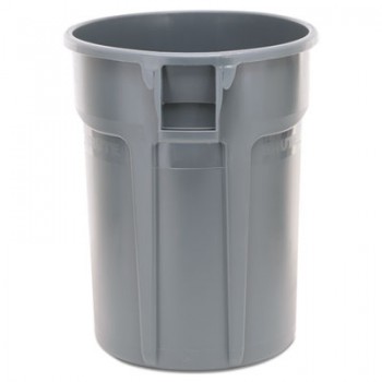 RCP 264360GY Rubbermaid 44 Gallon Gray Brute Container w/Venting Channels Per Each
