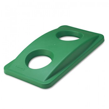RCP 269288GN  Slim Jim Bottle and Can Recycling Top Green Per Each