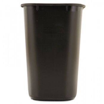 RCP295600BK Medium Wastebasket 28 1/8 Quart Black Per Each