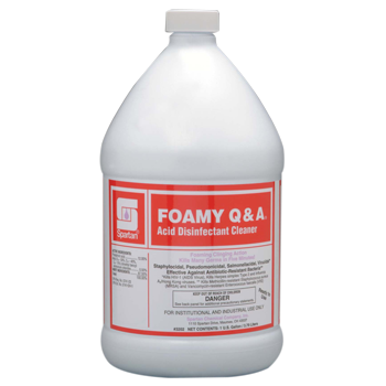 Spartan 320204 Q&A Foamy Lime Remover Dilution 1:10  4 Gallons Per Case