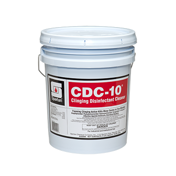 Spartan 322005 CDC-10 Clinging Disinfectant Cleaner 5 Gallon Pail Per Pail