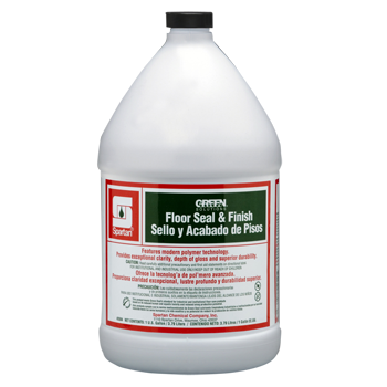 Spartan 350404 Green Solutions Seal and Floor Finish 22% Floor Finish Buffable - Non Buff - Burnishable 4-1 Gallons Per Case