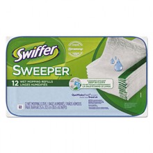 PGC 08622CT Swiffer Wet Refill Cloths 8 x 10 Fresh Scent White 12 Per Box 6 Boxes Per Case