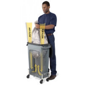 RCP 354060BK Slim Jim with Venting Channels BLACK - Per Each