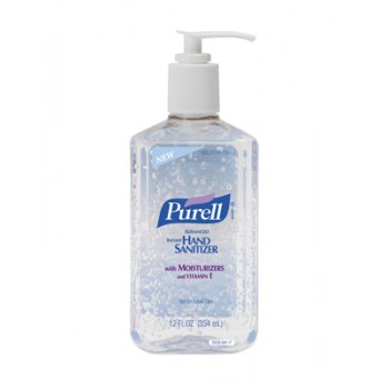 GOJO 365912CT Purell Instant Hand Sanitizer 12/12oz Pump Bottles Per Case