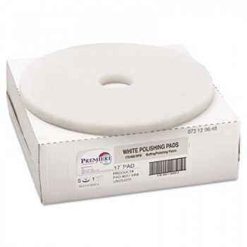 BWK 4017WHI 17 Inch White Polishing Pad 5/case