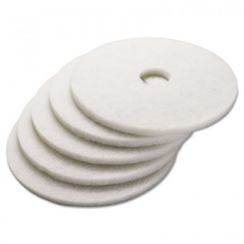 BWK 4017WHI 17 Inch White Polishing Pad 5/case