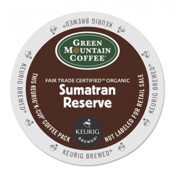 GMT 4060 Keurig K-Cups Green Mountain Organic Sumatran Coffee 24 Per Box