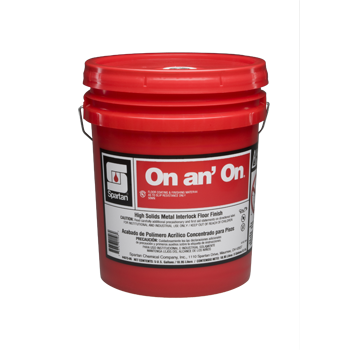 SPA 547305 On And On 25% Floor Finish Buffable - Non Buff - Burnishable 5 Gallon Per Pail