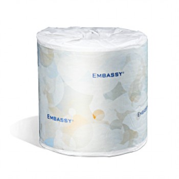 KSP 5780 / WHDSBT500 Embassy 2-Ply Premium Toilet Tissue 4.25IN x 4IN 500 Sheets 80 Rolls Per Case
