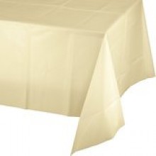 Northwest TBL 549IV 54x108 IVORY Plastic Table Covers 24 Per Case Northwest TBL 549IV 54x108 IVORY Plastic Table Covers 24 Per Case