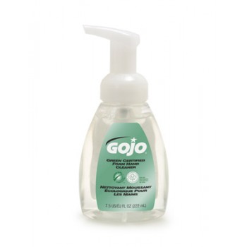 GOJO 571506CT Green Seal Certified Foaming Hand Soap 6-7.5oz Pump Bottles Per Case