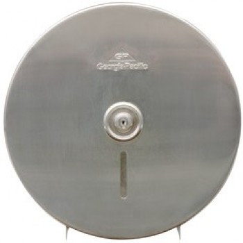 GPC 59448 Stainless Steel Jumbo Junior Toilet Tissue Dispenser - Per Each