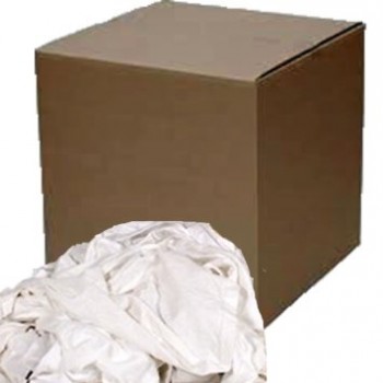 WHD 5WK50 Cotton White Knit Rags 50 Pound Per Case