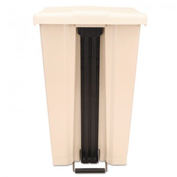 RCP 6146 BEI 23 Gallon Mobile Step-On-Can Beige Per Each