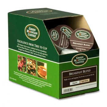 GMT 6520 Keurig K-Cups Green Mountain Breakfast Blend Coffee 24 Per Box