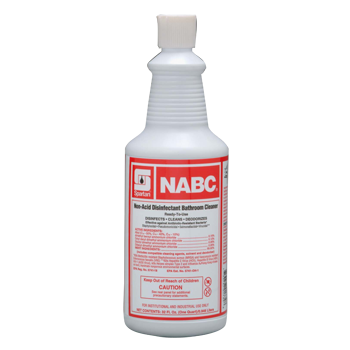 Spartan 711603 NABC Non-Acid Disinfectant Total Bathroom Cleaner And Bowl Cleaner 12-Quarts Per Case