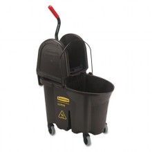 RCP FG757788BRN WaveBreak Combo 26-35 QT Bucket & Down Press Wringer Brown Per Each