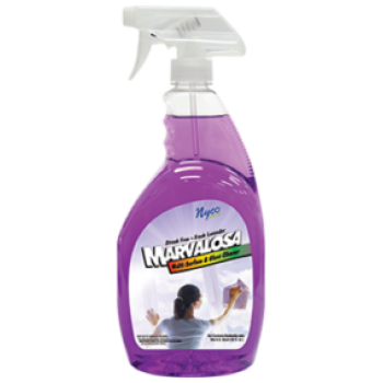 NYCO NL906QPS9 Marvalosa RTU Multi-Surface & Glass Cleaner 1 Quart Spray Bottle 9 Per Case