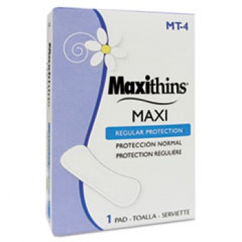 HOS MT4 / HOS 4147 Maxithins Vended Sanitary Napkins #4, Maxi, 250 Individually Boxed Napkins Per Case