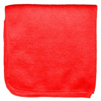 NUF C16RED Microfiber Cloth General Purpose Color Red 16 Inch x 16 Inch Per Dozen