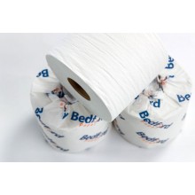 WHD SBT502 Bedford Paper 2 Ply Toilet Tissue White 4.5 Inched x 3.5 Inches Sheet 500 Sheets 96 Rolls Per Case