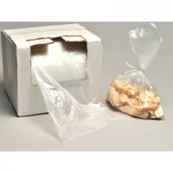 WHD CB1824 Clear Tear Off Poly Bag 18x24 500 Per Roll 1 Roll Per Case
