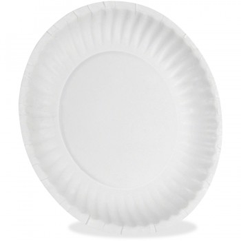 WHD 10304011 6 Inch Paper Plates 10/100 Per Case