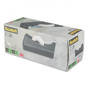 MMM C38BK Desktop Tape Dispenser Black 1 Inch Core Per Each