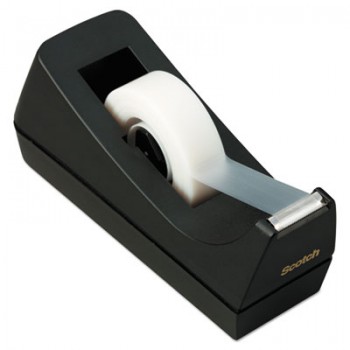 MMM C38BK Desktop Tape Dispenser Black 1 Inch Core Per Each