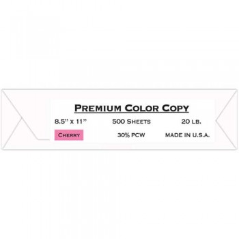 WHD 4769050 8.5 x 11  20LB Copy Paper Cherry 500 Sheets Per Ream