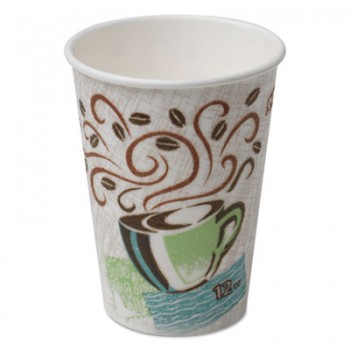 DXE 5342DX 12oz Coffee Dreams Design Hot Cup 500 Per Case