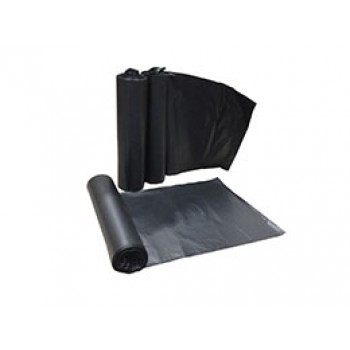 COL HCR33MB 24x33 8 Micron Black Coreless 12-16 Gallon Can Liners 20/50 Bags Per Case