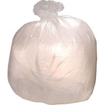 COL HCR3710C 30x37 10 Micron Clear Coreless 20-30 Gallon Can Liners 20/25 Bags Per Case