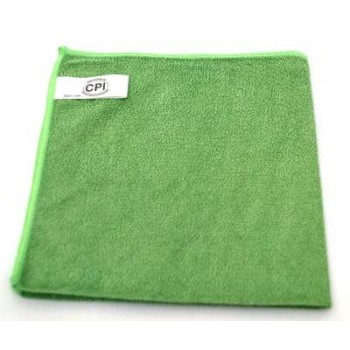 NUF C16GRE Microfiber Cloth General Purpose Color Green 16 Inch x 16 Inch Per Dozen